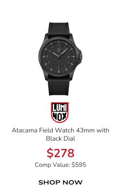 Luminox Atacama Field Watch 43mm with Black Dial