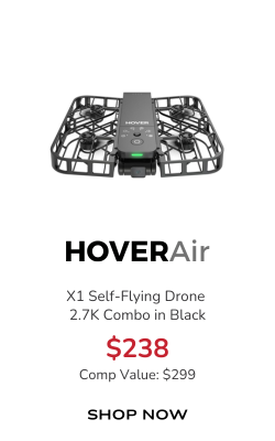 HOVERAir X1 Self-Flying Drone 2.7K Combo in Black