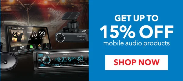 Up to 15% OFF mobile audio products