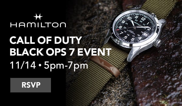 Hamilton x Call of Duty Black Ops 7 Event