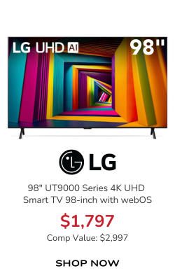 LG UT9000 Series 4K UHD Smart TV 98-inch with webOS