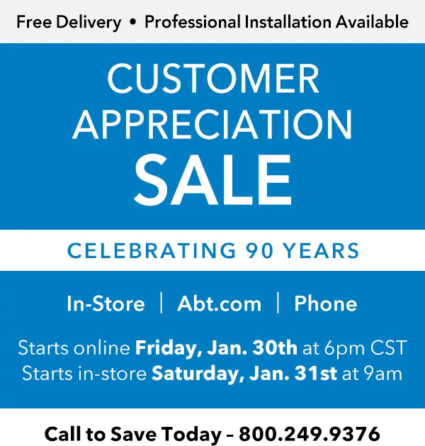 Abt Customer Appreciation Sale