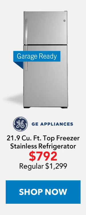 GE 21.9 Cu. Ft. Garage Ready Top-Freezer Refrigerator