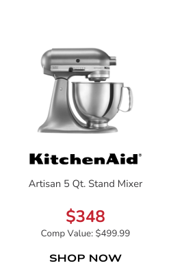 KitchenAid Artisan 5 Qt. Contour Silver Stand Mixer