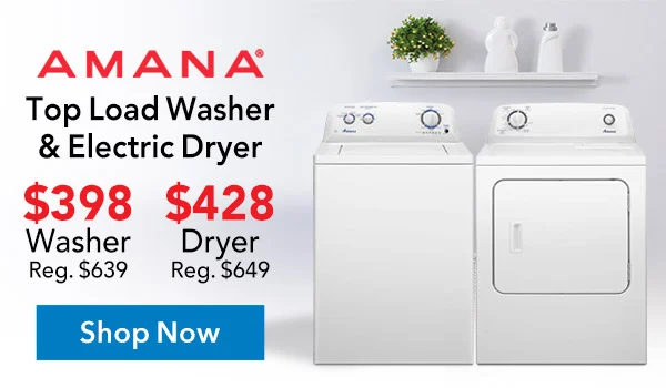 Amana Washing Machine & Electric Dryer