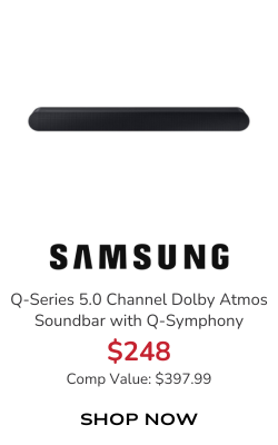 Samsung Soundbar Q-Series 5.0 Channel Dolby Atmos with Q-Symphony