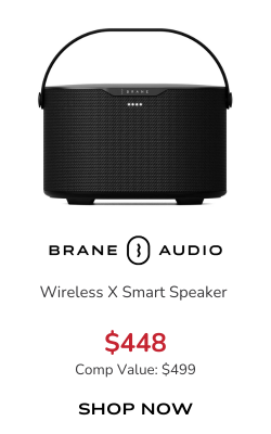 Brane Audio X Smart Speaker Wireless in Black