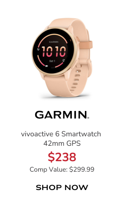 Garmin vivoactive 6 Smartwatch 42mm GPS Metallic Pink Dawn with Pink Dawn Band