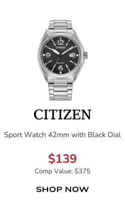 Citizen Sport Watch 42mm with Black Dial