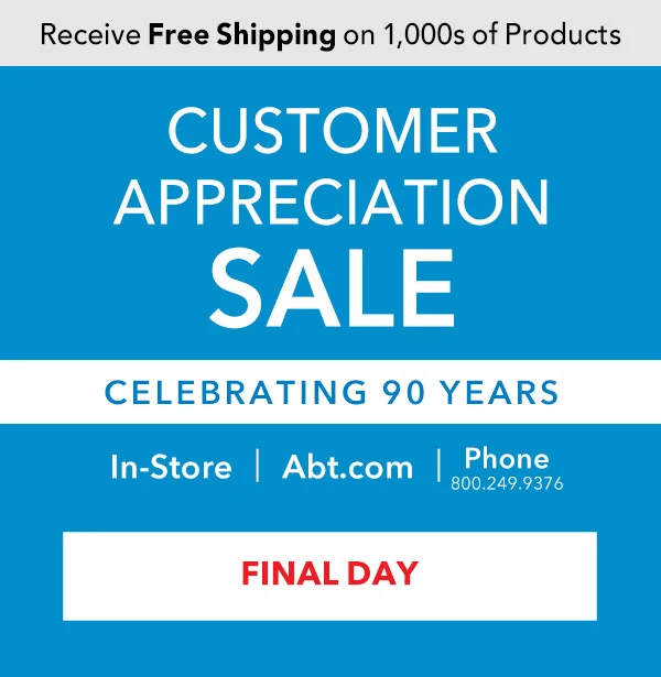 CUSTOMER APPRECIATION SALE - CELEBRATING 90 YEARS