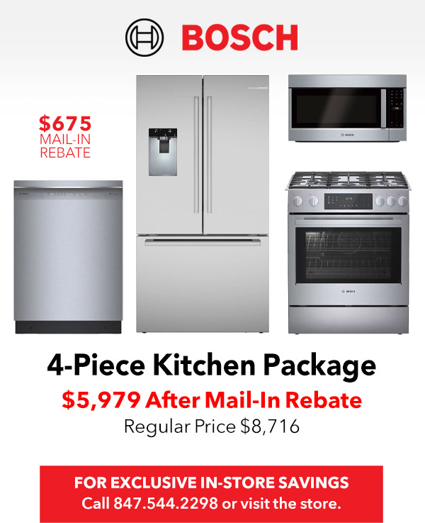 BOSCH 4-Piece Package