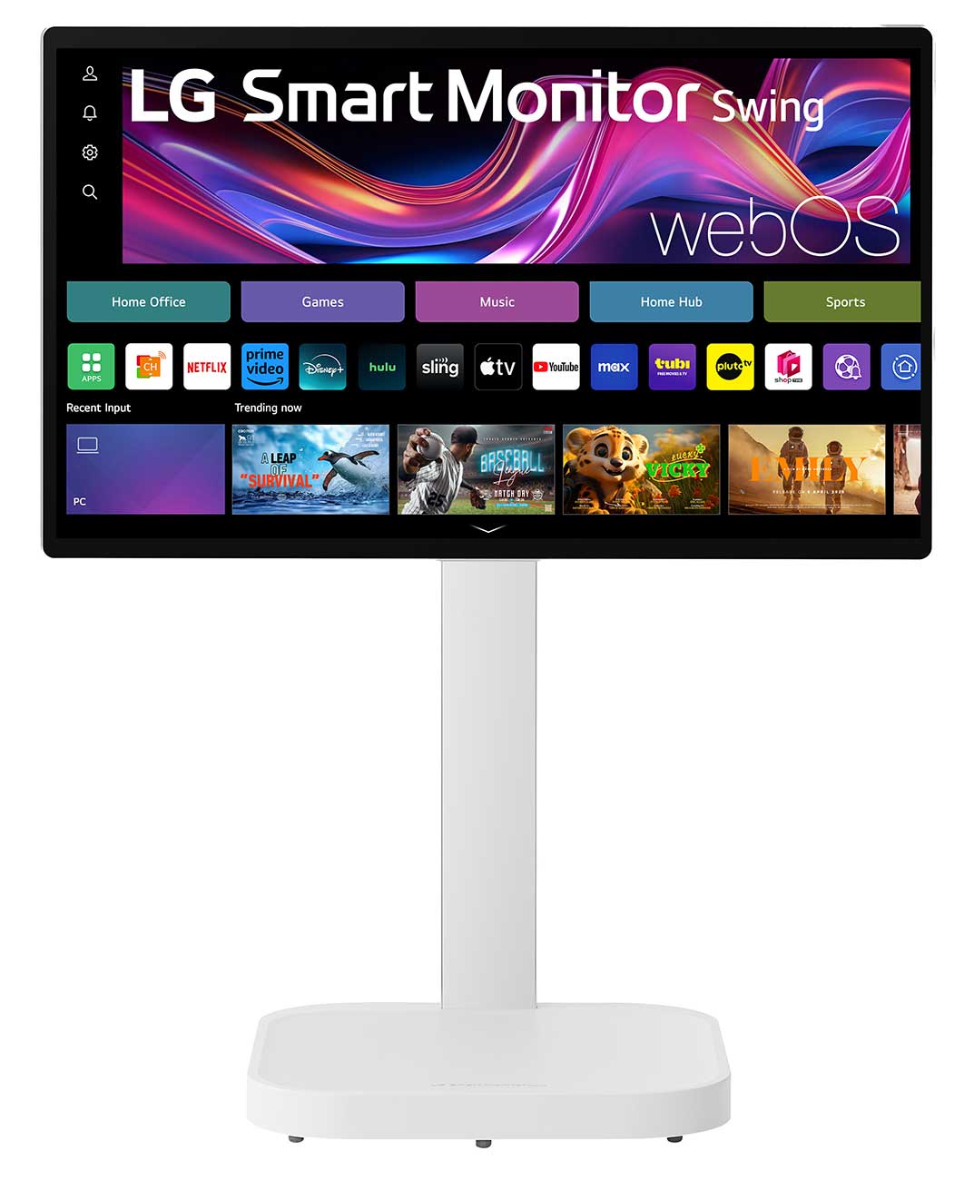 Image of LG 32" Smart Monitor with Touchscreen & Rolling Stand