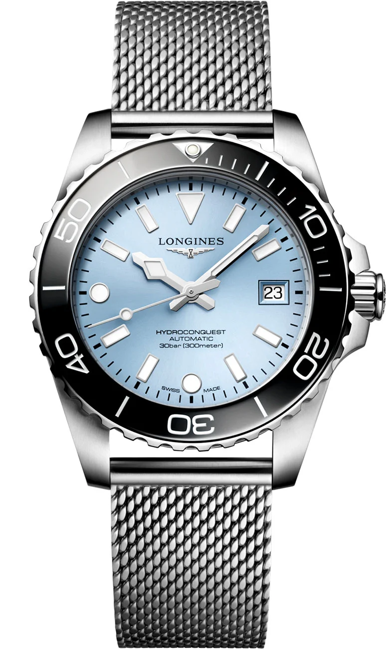 Image of HYDROCONQUEST 39mm | Frosty Blue Dial