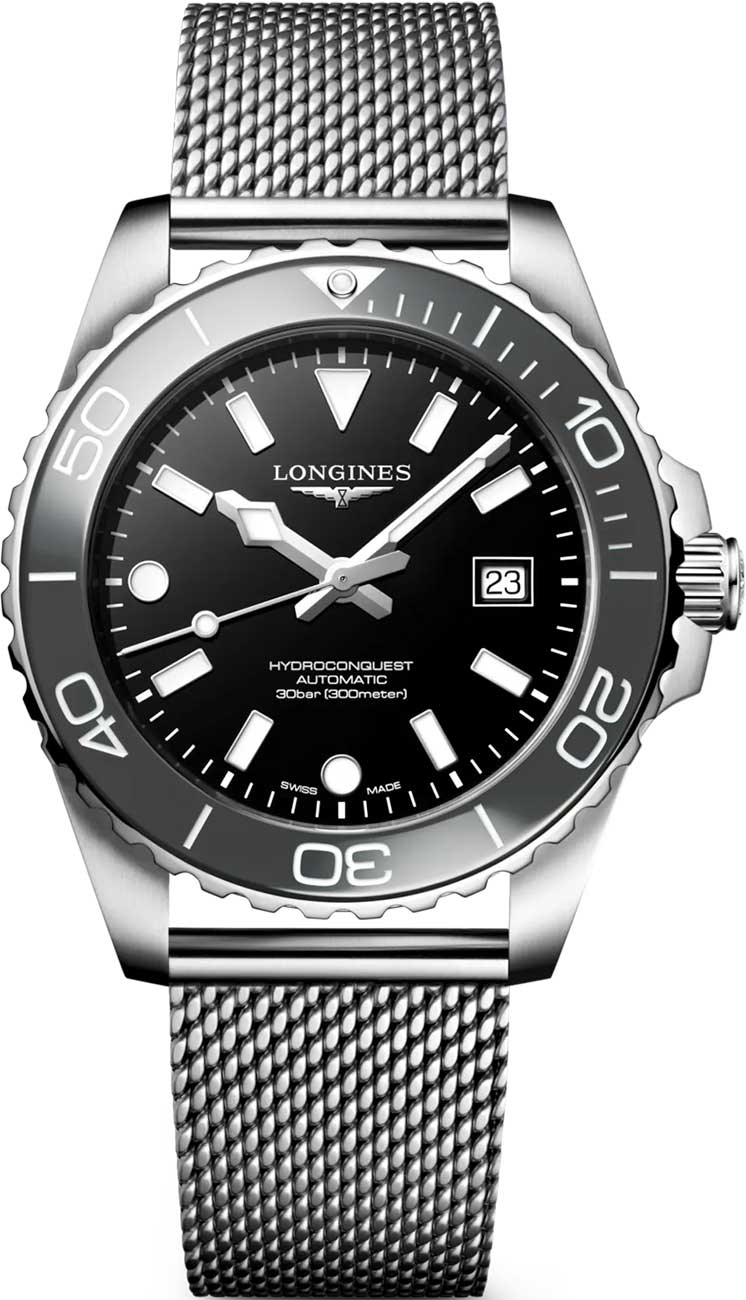 Image of HYDROCONQUEST 42mm | Black Dial