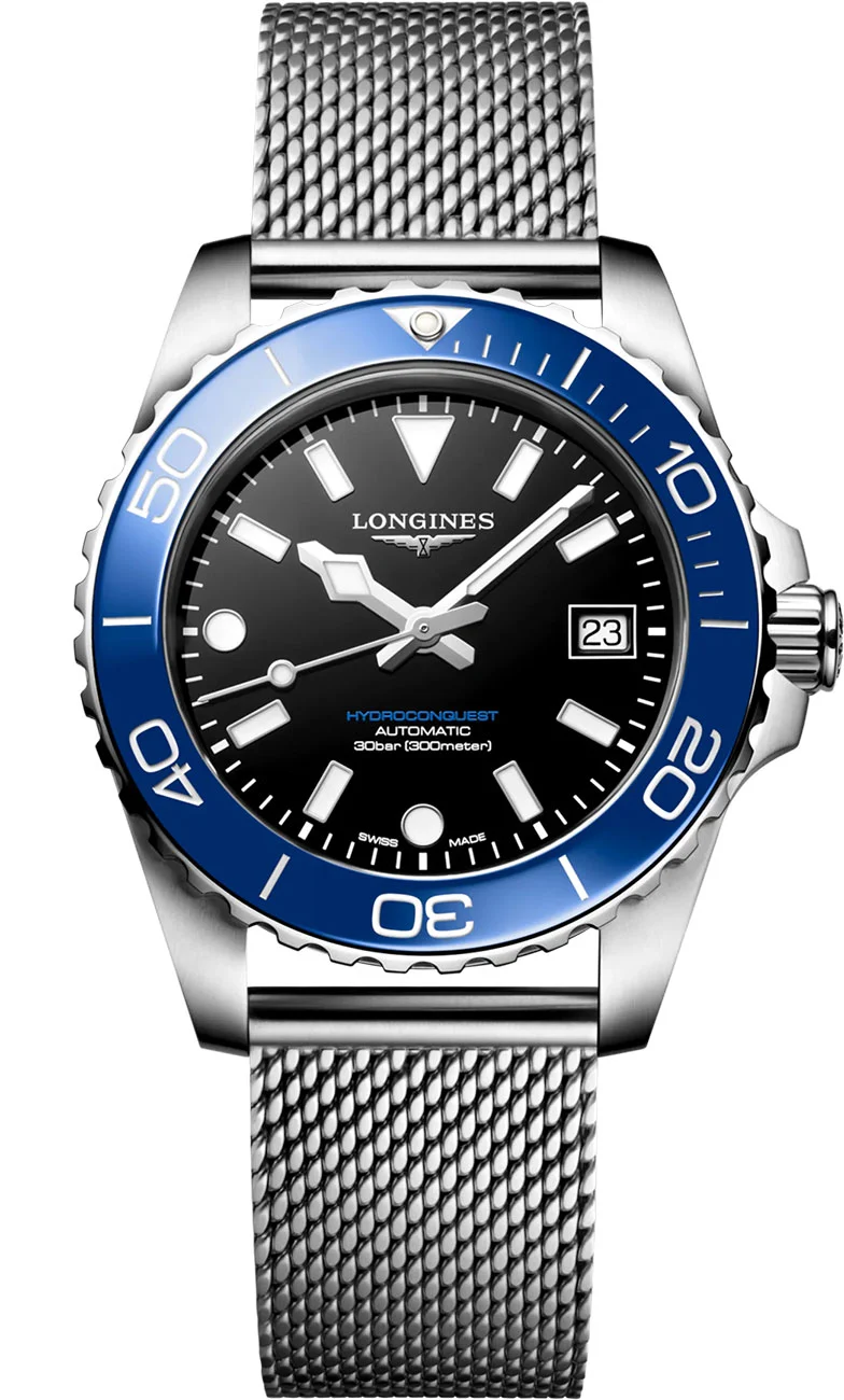 Image of HYDROCONQUEST 39mm | Black Dial