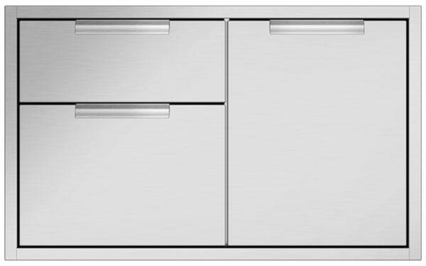 Image of Stainless Steel Built-In Access Drawers