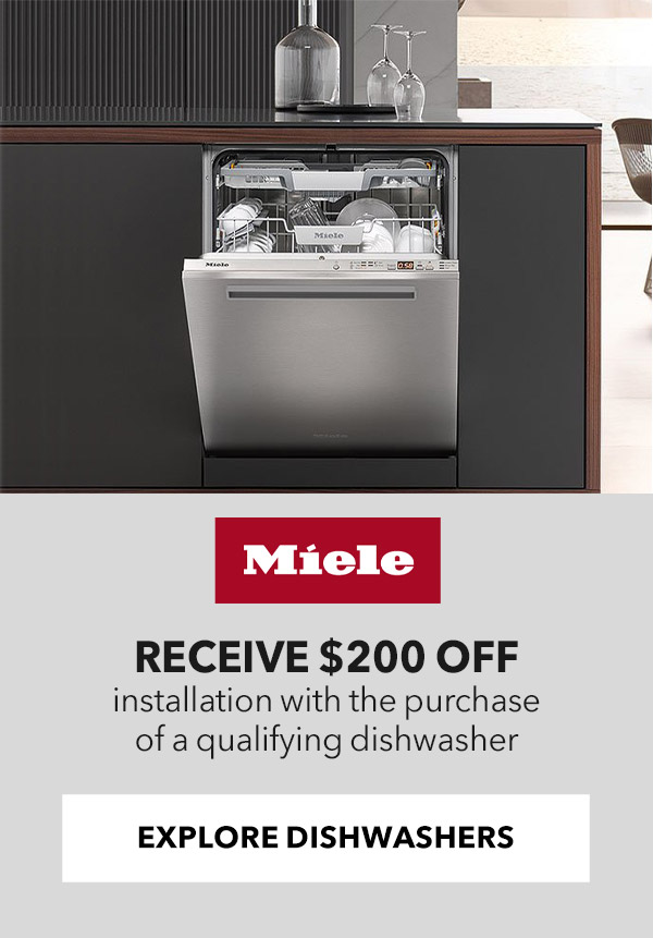Miele Receive $200 Off Dishwasher with Installation
