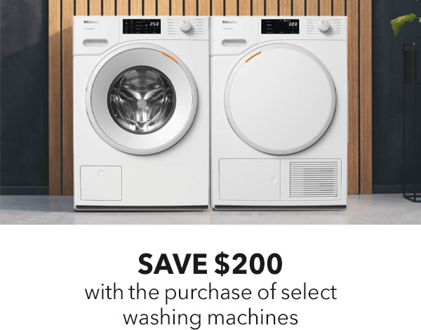 Miele Save $200 on Select Washing Machines