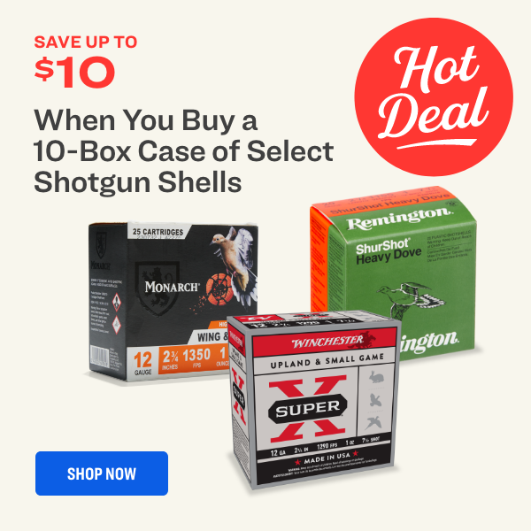 10-box case of select shotgun shells