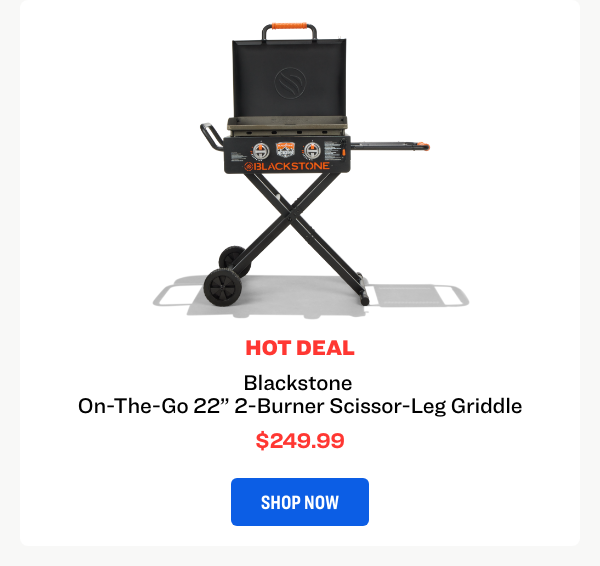 2-Burner Scissor-Leg Griddle