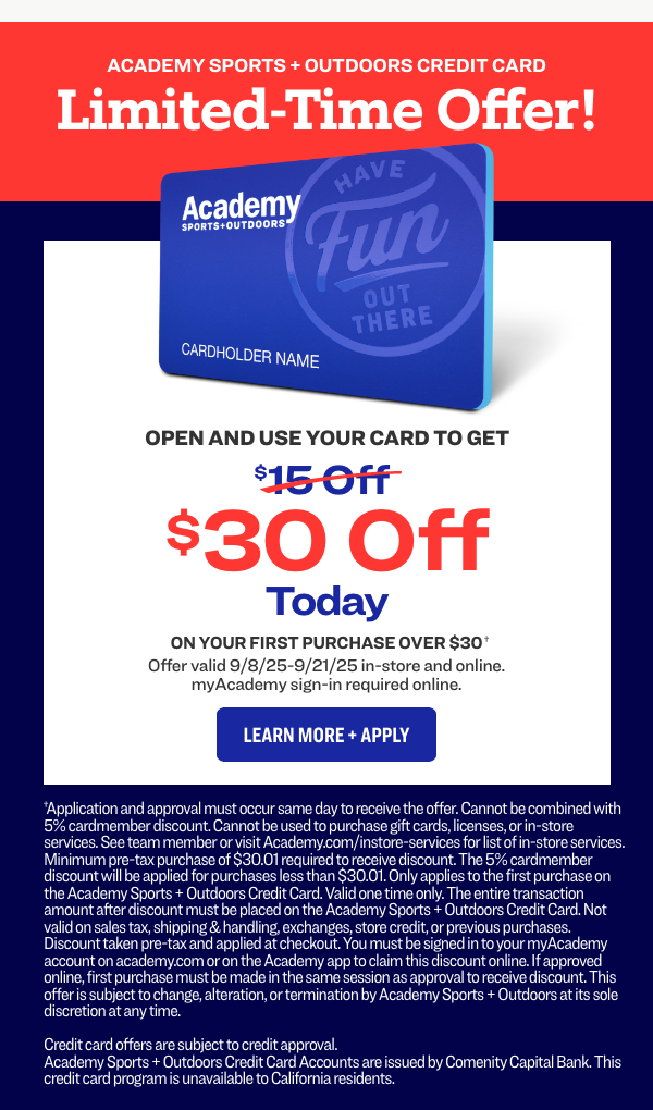 Limited Time Offer