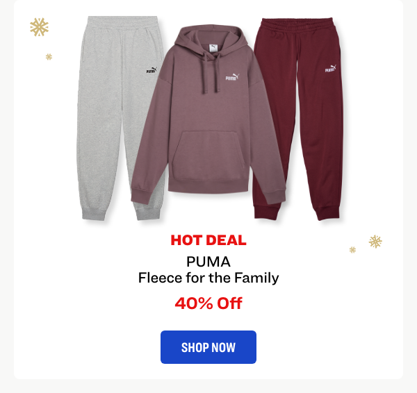 PUMA Fleece for the Family