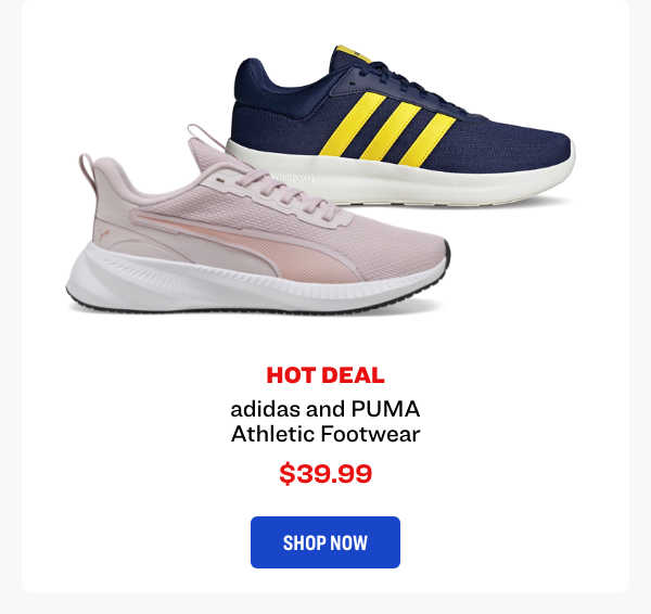 Adidas and Puma Athletic Footwear