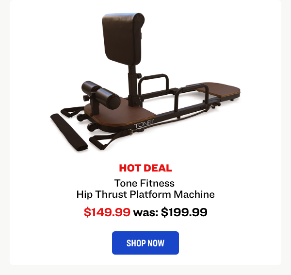 Tone Fitness Hip Thrust Platform Machine