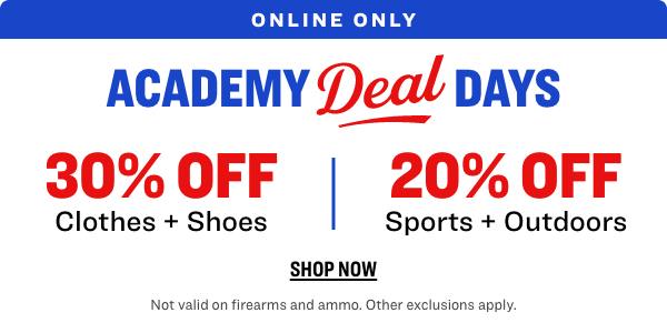ACADEMY DEAL DAYS