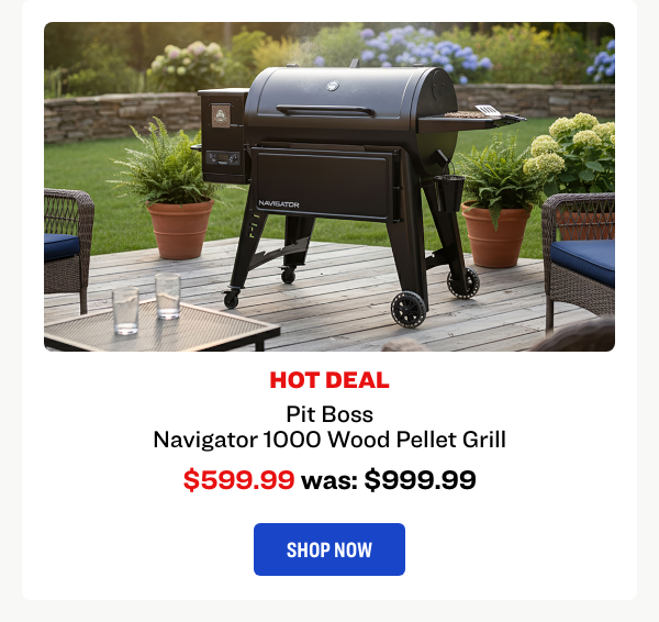 Pit Boss Navigator 1000 Wood Pellet Grill