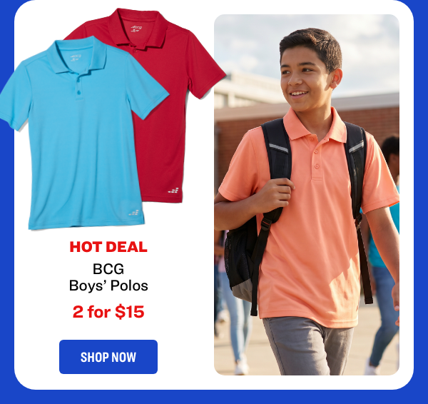 BCG Boys' Polos