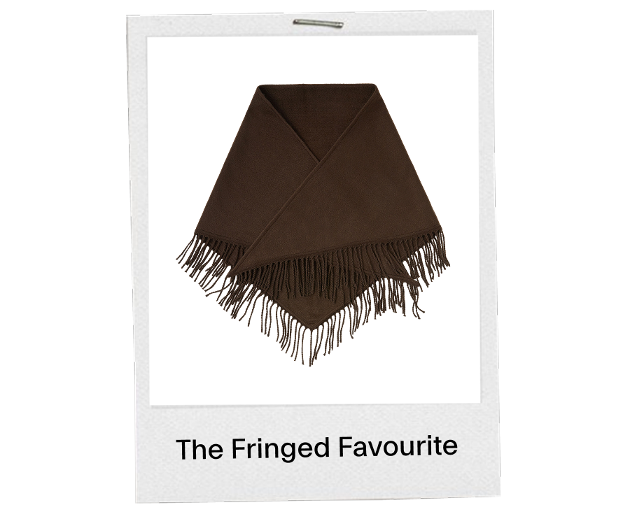 Tassel Triangle Scarf