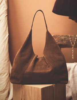 Large Suede SHoulder Bag