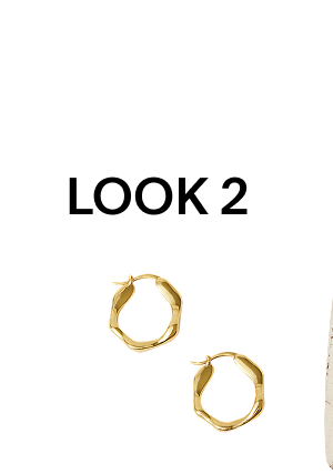 Molten Hoop Earrings