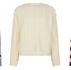 Fringe Cable Jumper Cream