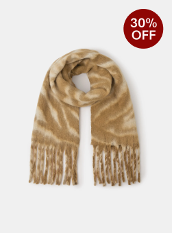 Tiger Print Scarf