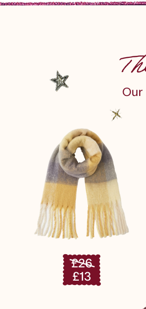 Check Print Scarf