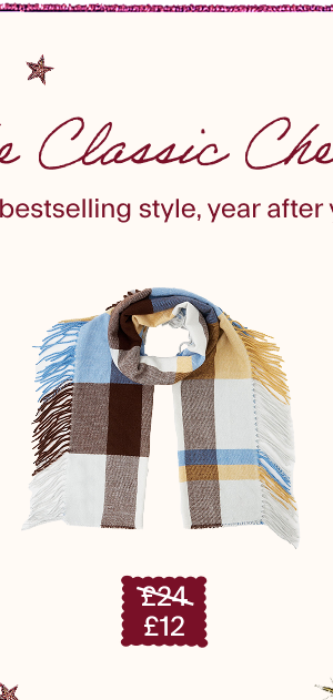 Check Print Scarf