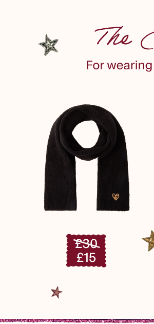 Leopard Heart Scarf