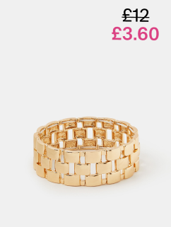 Brick Link Stretch Bracelet