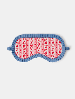 Heart Stripe Eye Mask