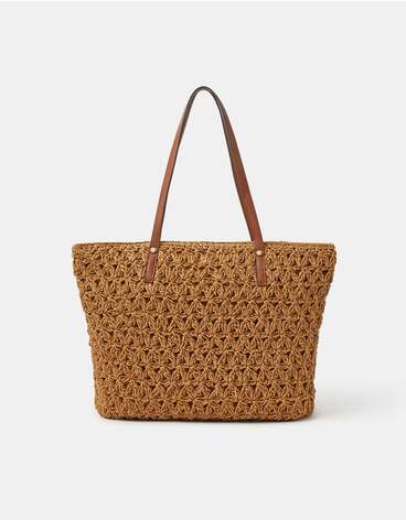 Raffia Tote Bag