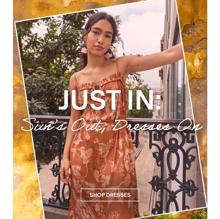 Just in: Sun’s out, dresses on ☀️