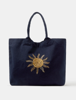 Sun Embellished Shopper Bag