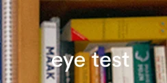 eye test