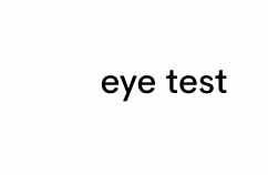 eye test