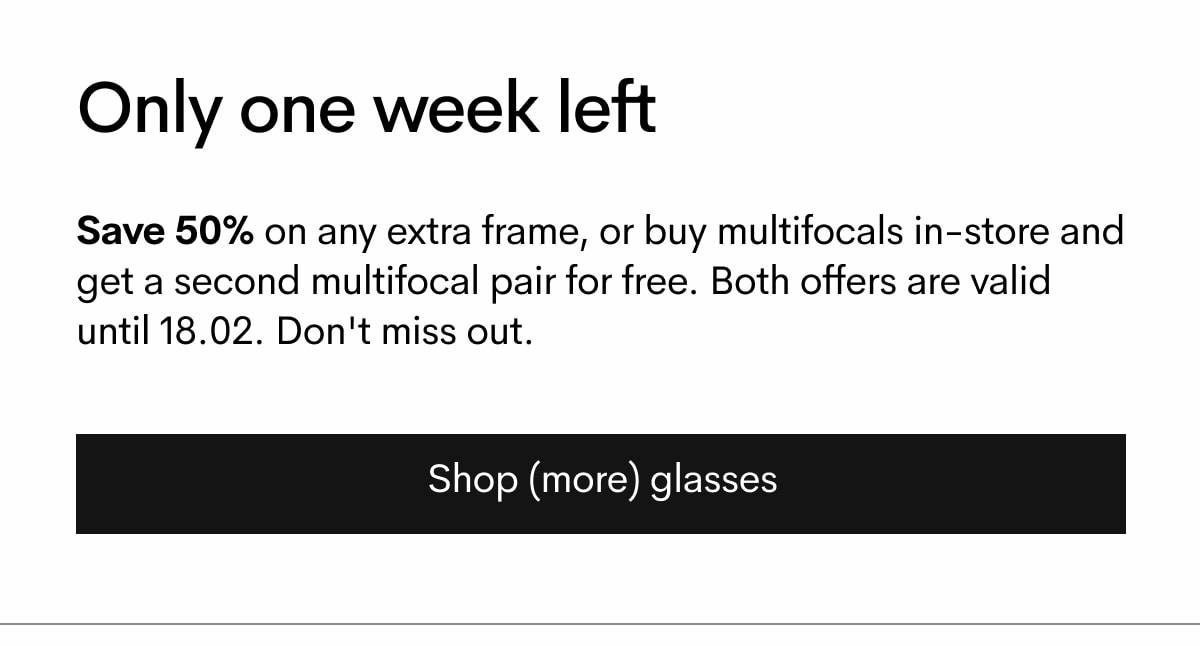 Shop (more) glasses