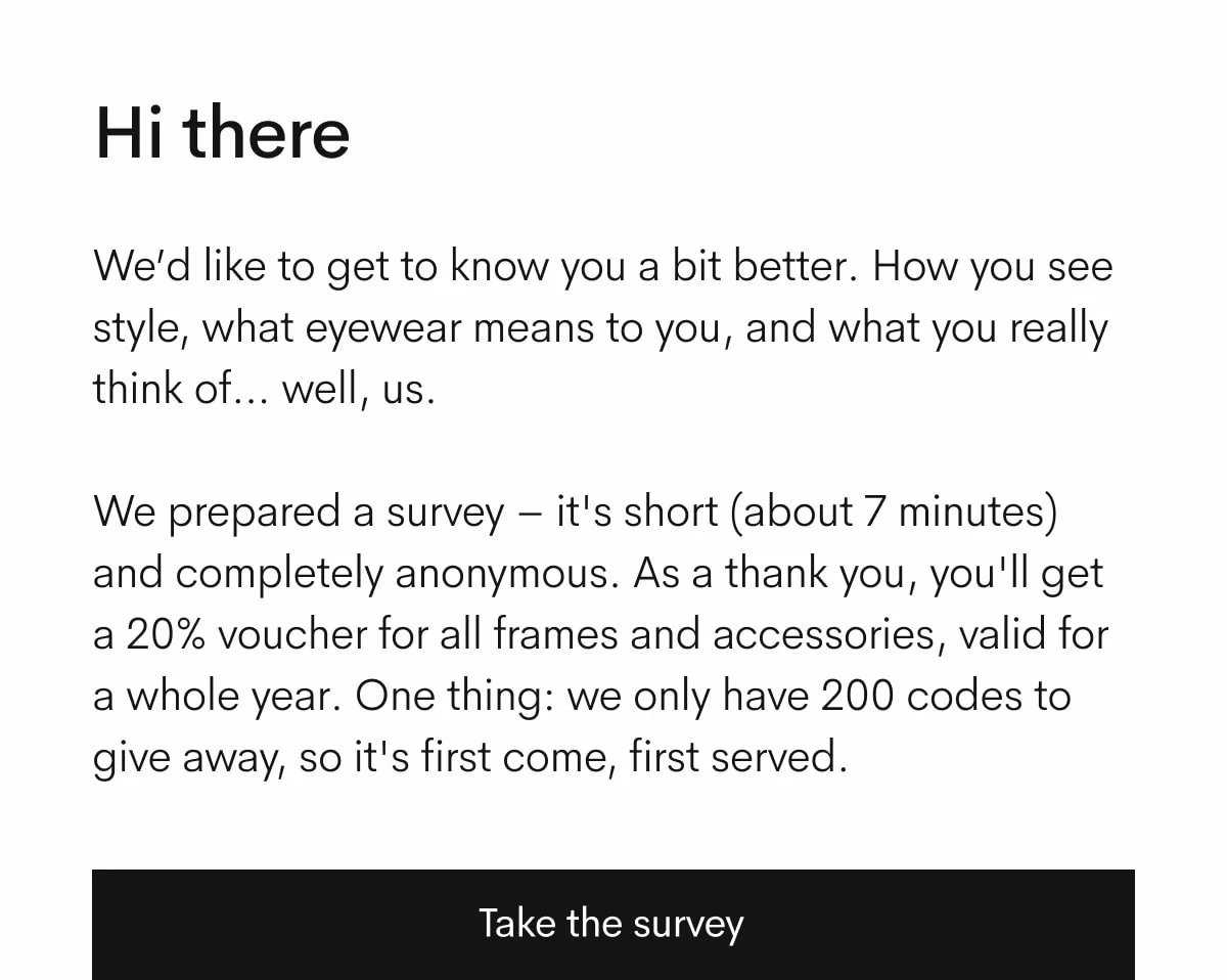 Take the survey