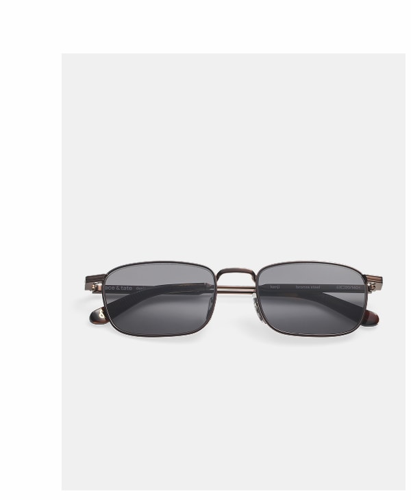 Kenji Bronze Steel Sunglasses