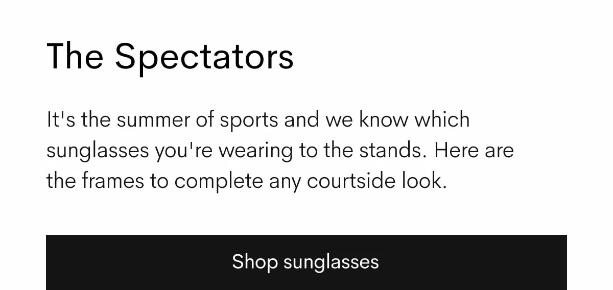 Shop sunglasses